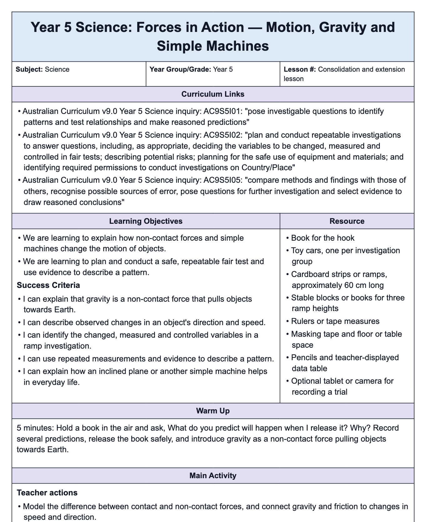 Example of TeacherGPT-generated lesson plans